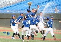 一〇八年華南金控盃全國青少棒錦標賽冠軍戰，台東縣以三比二險勝桃園市。